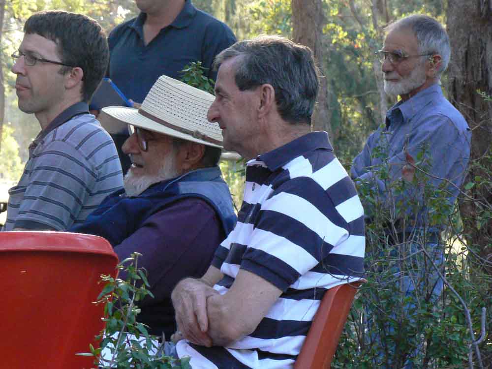 David, Ben Ken and Wolfgang listen carefully