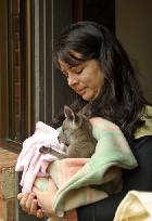 Adriana and a joey